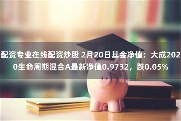 配资专业在线配资炒股 2月20日基金净值：大成2020生命周期混合A最新净值0.9732，跌0.05%